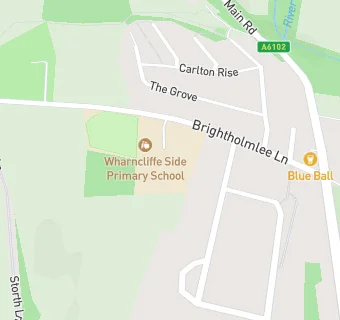 map for Wharncliffe Side Primary School