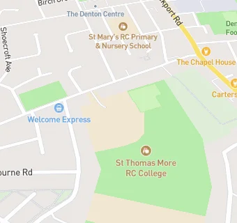 map for St Thomas More RC College