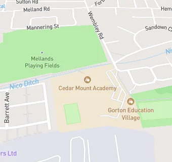 map for Gorton Education Academy