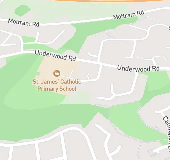 map for St James Catholic Primary School