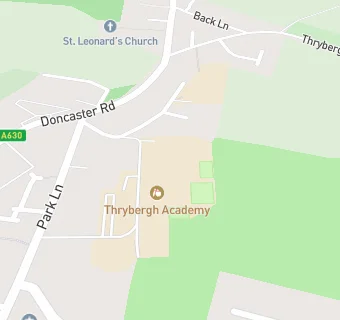 map for Thrybergh Academy