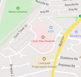 map for Clockview Hospital