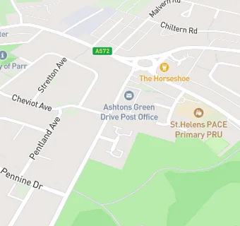 map for Ashtons Green Butchers