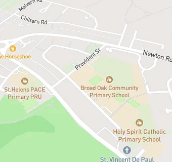 map for Broad Oak Primary School