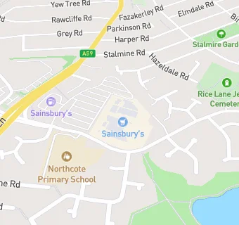 map for Sainsbury's