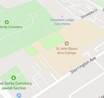 map for St John Bosco