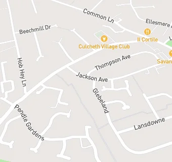 map for Culcheth Medical Centre