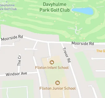 map for Flixton Infant School