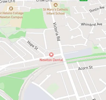 map for Newton Dental Practice