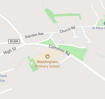 map for Waddingham Primary School