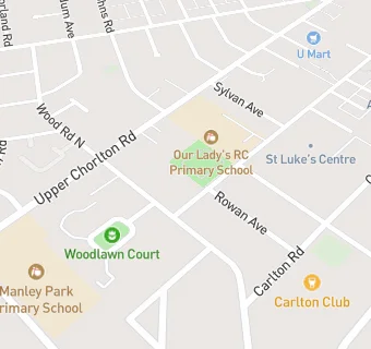 map for Our Ladys RC Primary School