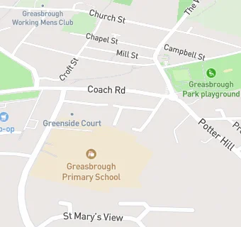 map for Greenside Surgery