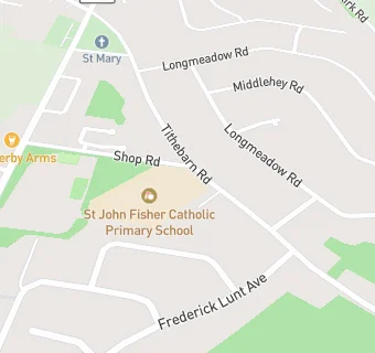 map for St John Fisher Catholic Primary School