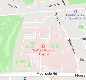 map for Trafford Health Centre