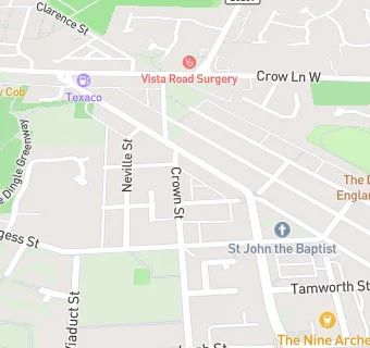 map for Crownway Community Centre