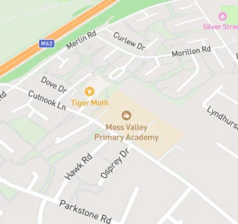 map for Moorfield Community Primary School