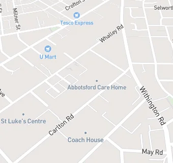 map for Abbotsford Nursing Home