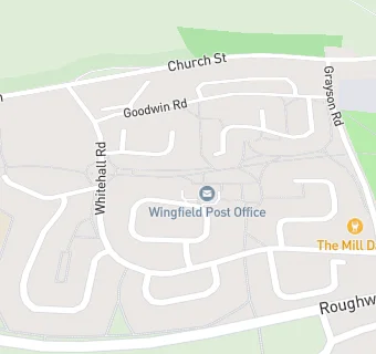 map for Wingfield Post Office