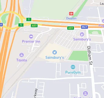 map for Sainsbury's