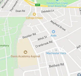 map for Oasis Academy Aspinal