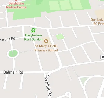 map for St Mary's Primary School