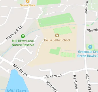 map for De La Salle School