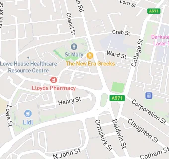 map for Phoenix Medical Centre