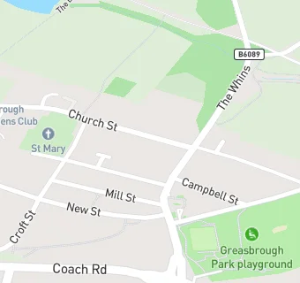 map for Greasbrough Centre