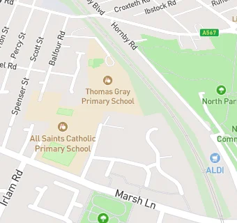 map for St James Catholic Primary School