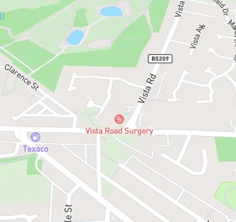 map for Vista Road Surgery