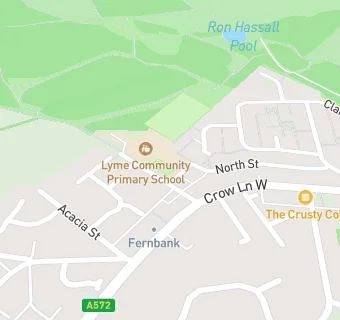 map for Lyme Community Primary School