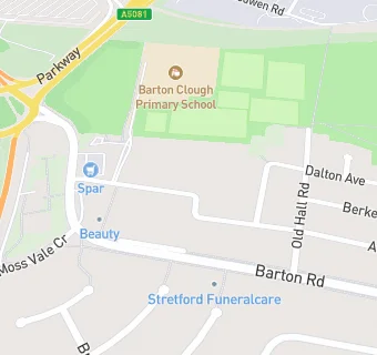 map for Barton Clough Primary School