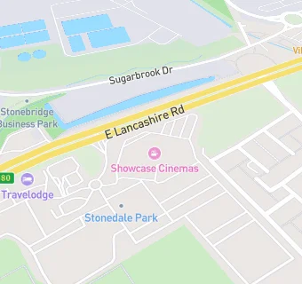 map for Showcase Cinemas