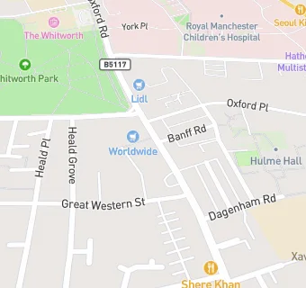 map for Gong Cha - Wilmslow Road