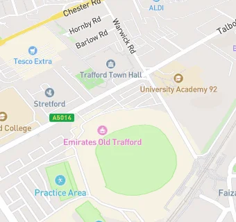 map for Lancashire County Cricket Club / Hilton Garden Inn