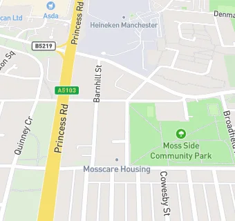 map for West Indian Sports & Social Club