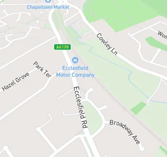 map for Ecclesfield Road Surgery