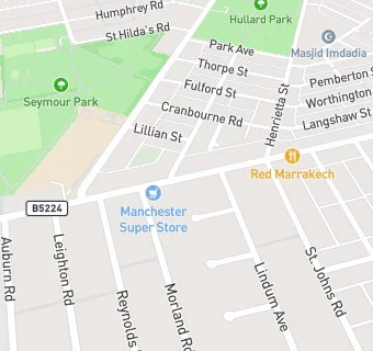 map for Manchester Superstore
