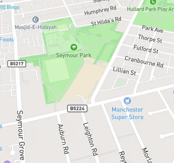 map for Seymour Park Community Primary School