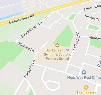 map for Our Lady and St Swithin's Catholic Primary School