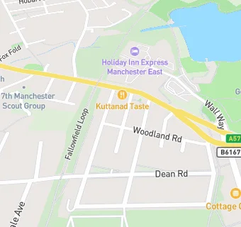 map for Sacred Heart Roman Catholic Junior School Manchester