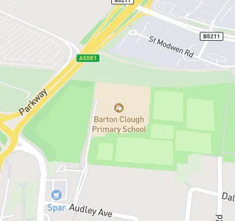 map for Barton Clough Primary School