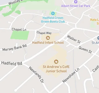 map for St Andrews C of E Junior School