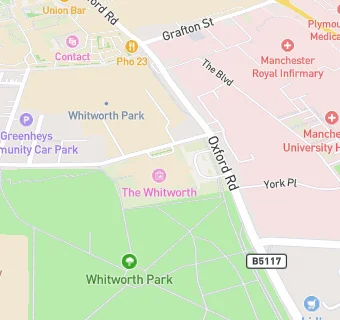 map for Whitworth Cafe