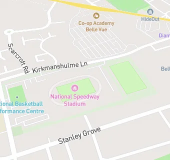 map for National Speedway Stadium also T/as The Shack