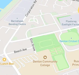 map for Egerton Park Arts College