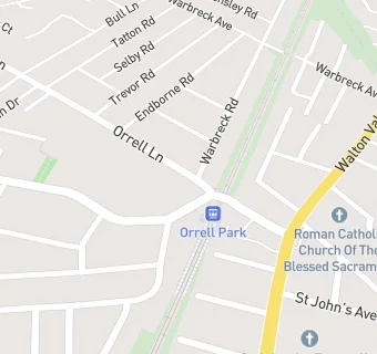 map for Orrell Park Medical Centre