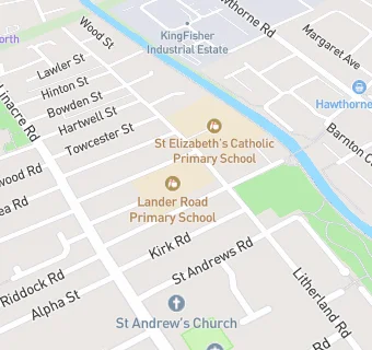 map for King's Lander Primary Academy