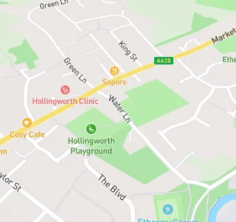 map for Hollingworth Methodist Church