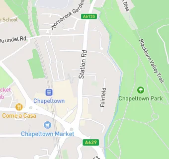 map for Chapeltown Grill